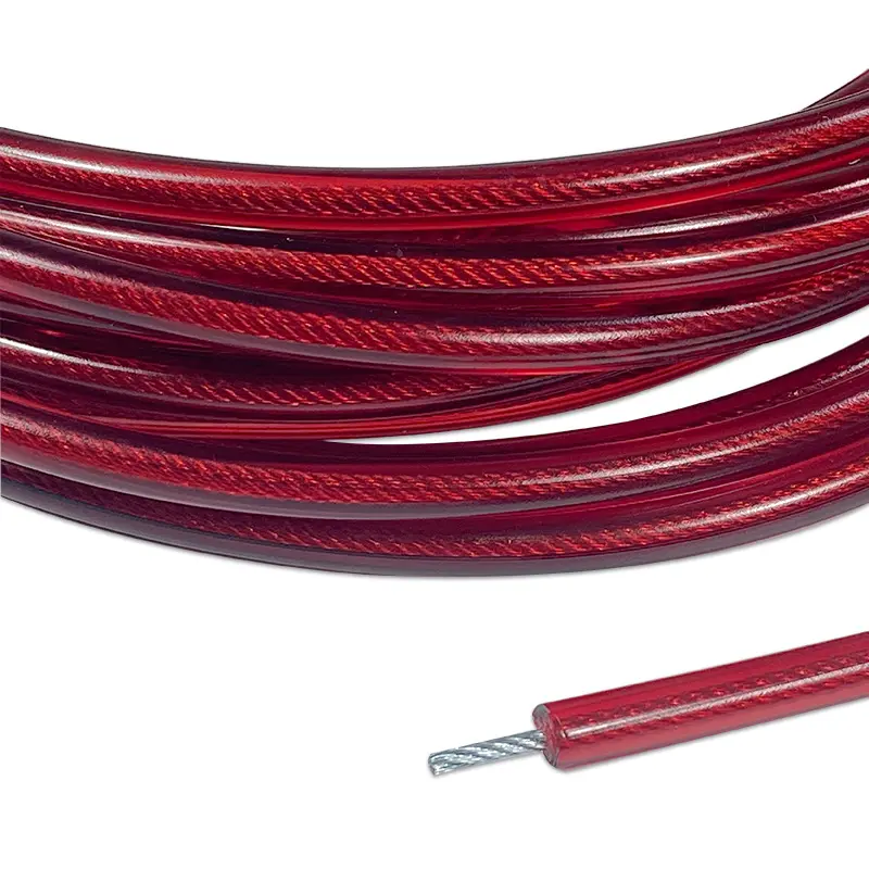 Application scope of plastic coated steel wire rope